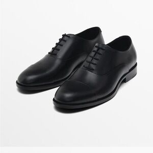Zara Black Oxford Shoes